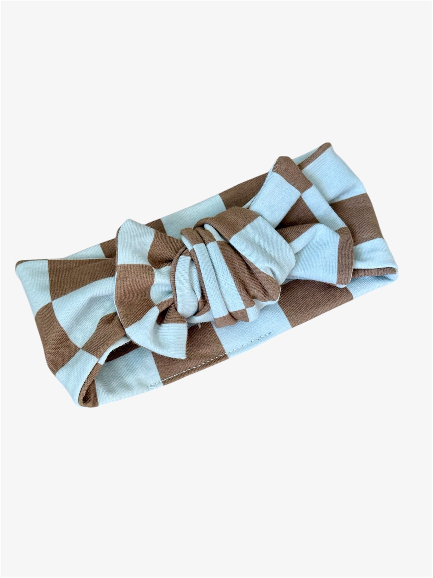 Bow Headband | Check Sand